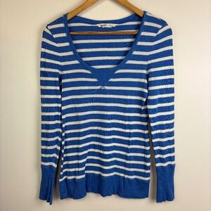 Old Navy Preppy Y2K Striped Long Sleeve Tunic Length Top
